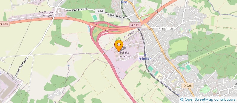 localisation de l'entreprise ABC PROPRETE à ARRONVILLE