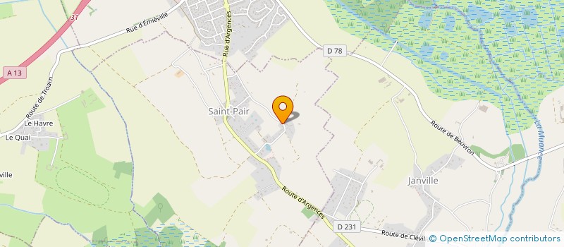 localisation de l'entreprise ABC RAYONNAGES NORMANDIE à SAINT-PAIR