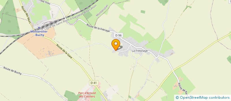 localisation de l'entreprise ABC RCHI EURL EN ARCHITECTURE  BUCHY