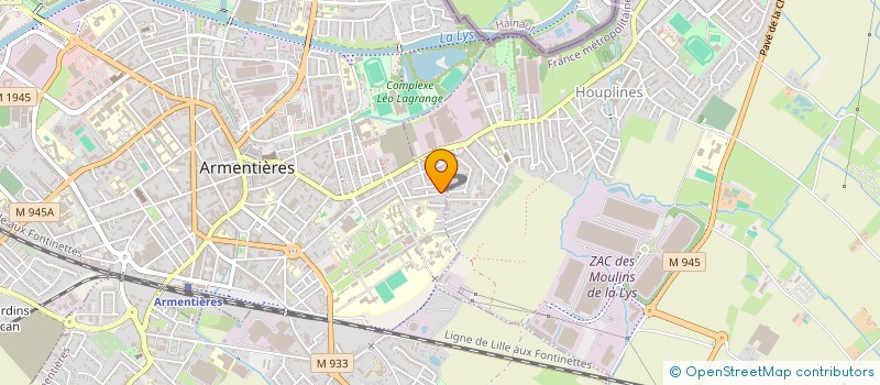 localisation de l'entreprise ABC RENOV à ARMENTIERES