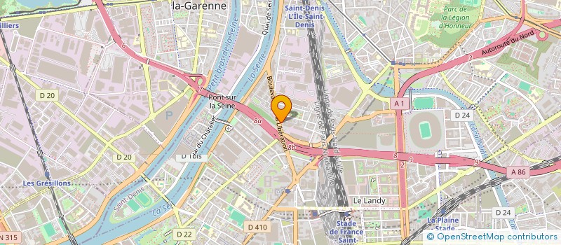 localisation de l'entreprise ABC RENOV à SAINT-DENIS