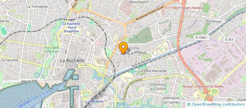 localisation de l'entreprise ABC REPRO  LA ROCHELLE