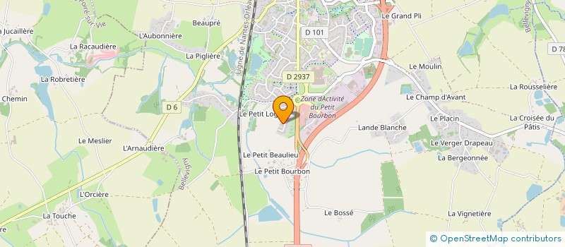 localisation de l'entreprise ABC REVETEMENTS à DOMPIERRE-SUR-YON