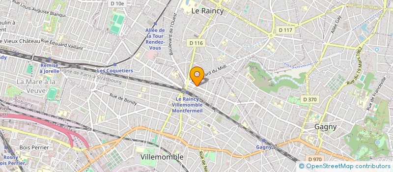 localisation de l'entreprise ABC-SAP à LE RAINCY