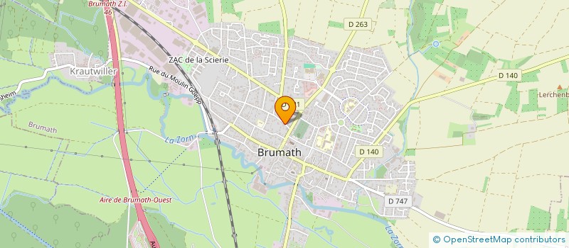 localisation de l'entreprise ABC SENGEL ET FILS  BRUMATH