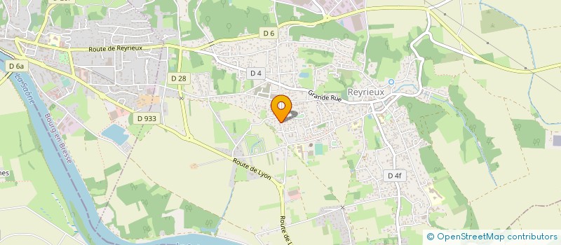 localisation de l'entreprise ABC SERRURERIE GENERALE à REYRIEUX