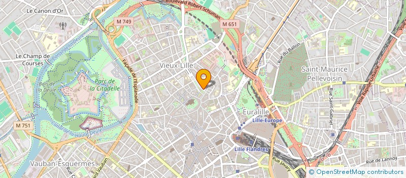 localisation de l'entreprise ABC SERVICE à LILLE