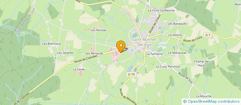 localisation de l'entreprise ABC SOBRIETE  SAINT-BONNET-DE-JOUX