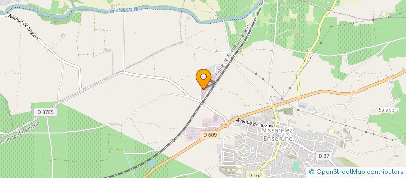 localisation de l'entreprise ABC SOREPAL  NISSAN-LEZ-ENSERUNE