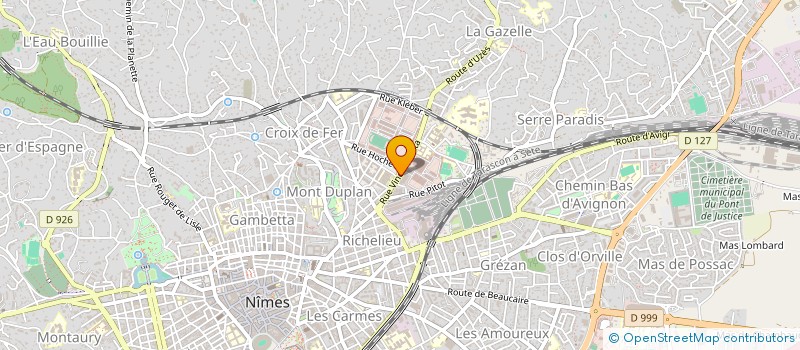 localisation de l'entreprise ABC SPORTS SARL à NIMES
