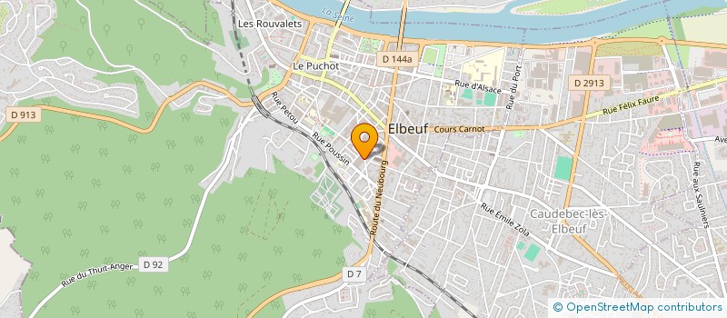 localisation de l'entreprise ABC STIMULO  ELBEUF