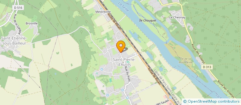 localisation de l'entreprise ABC TANGO  LA CHAPELLE-LONGUEVILLE