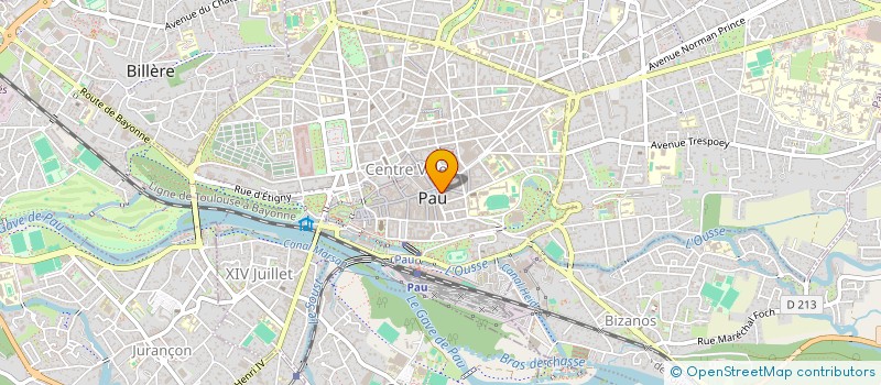 localisation de l'entreprise ABC TAXI 77 à PAU