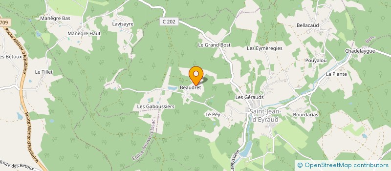 localisation de l'entreprise ABC TAXI  EYRAUD-CREMPSE-MAURENS