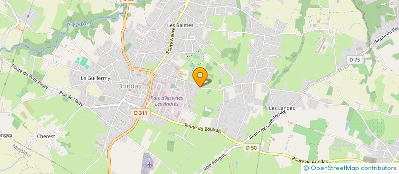 localisation de l'entreprise ABC TECHNOLOGY  BRINDAS