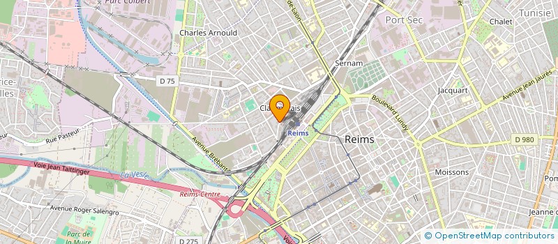 localisation de l'entreprise ABC TELECOM  REIMS