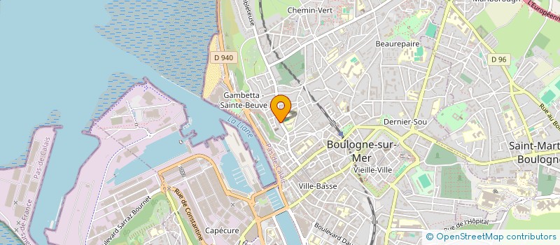 localisation de l'entreprise ABC TOILETTAGE à BOULOGNE-SUR-MER