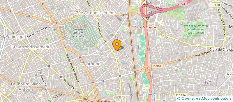 localisation de l'entreprise ABC TRANSPORTS  PARIS