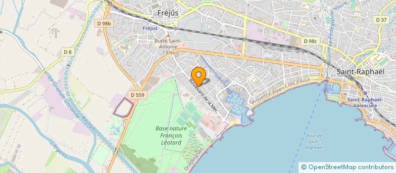 localisation de l'entreprise ABC TRANSPORTS à FREJUS