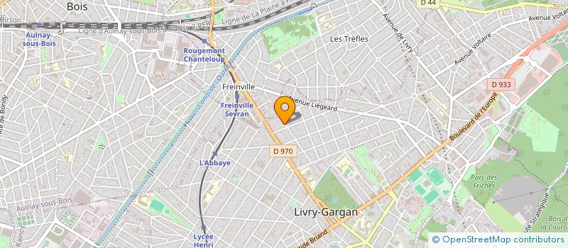 localisation de l'entreprise ABC TRAVEL CLASS à LIVRY-GARGAN