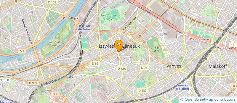 localisation de l'entreprise ABC UNION à ISSY-LES-MOULINEAUX