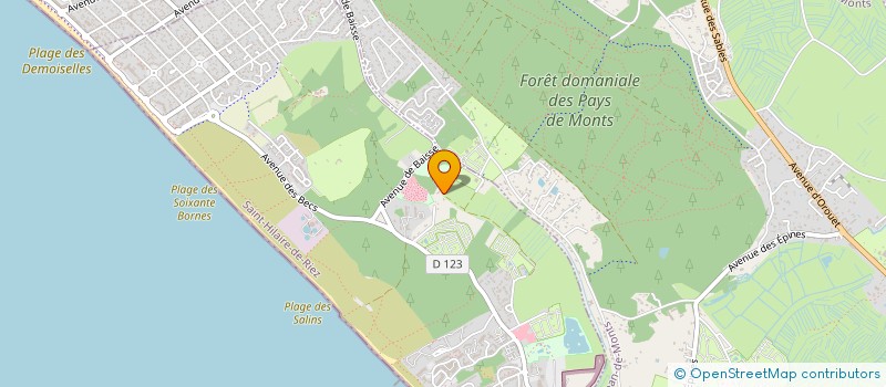 localisation de l'entreprise ABC VACANCES ET LOISIRS à SAINT-HILAIRE-DE-RIEZ