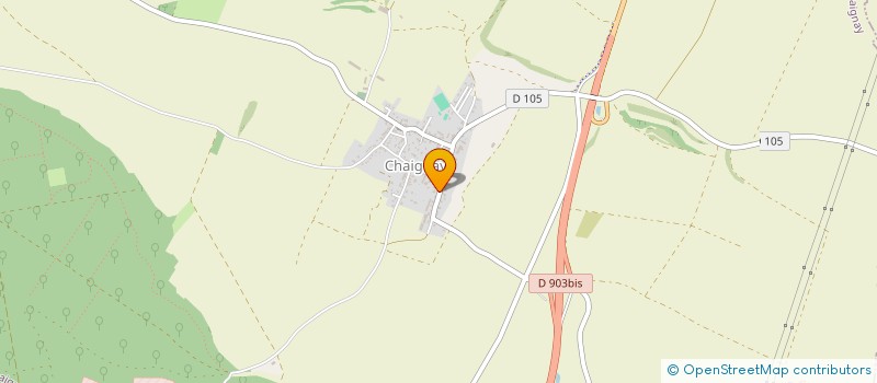 localisation de l'entreprise ABC VALMY  CHAIGNAY