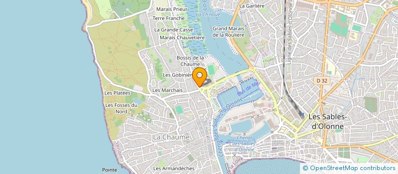 localisation de l'entreprise ABC VUE à LES SABLES D'OLONNE