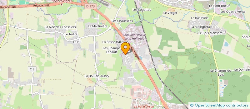 localisation de l'entreprise ABC'YS à VERN-SUR-SEICHE