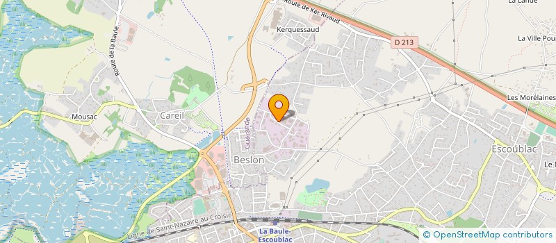 localisation de l'entreprise ABC2S  LA BAULE-ESCOUBLAC