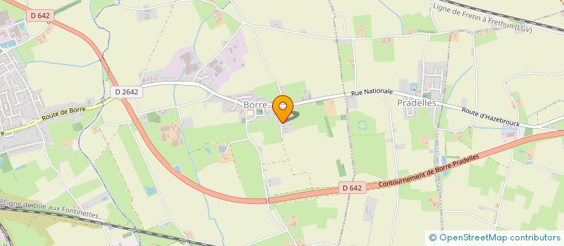 localisation de l'entreprise ABCA à HAZEBROUCK