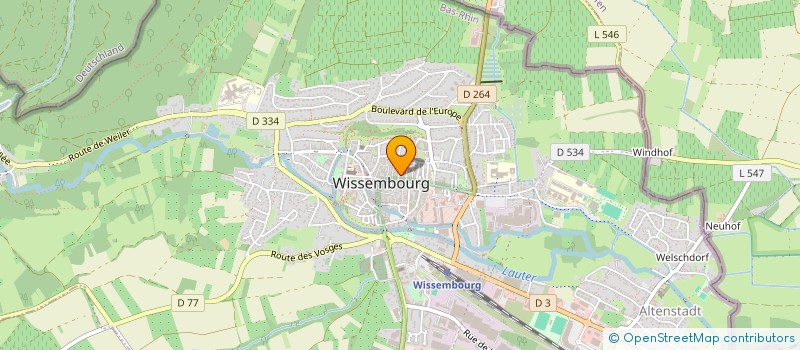 localisation de l'entreprise ABCA LA FABRIQUE  WISSEMBOURG