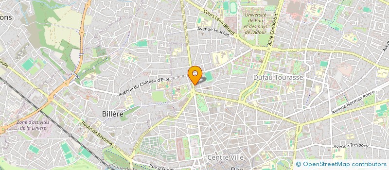 localisation de l'entreprise ABCAKES DELICES à PAU