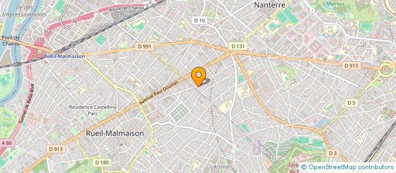 localisation de l'entreprise ABCAMANO  NANTERRE