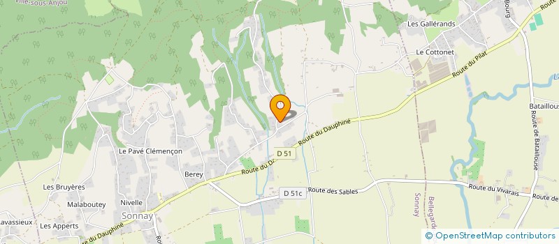 localisation de l'entreprise ABCAMPING  SONNAY