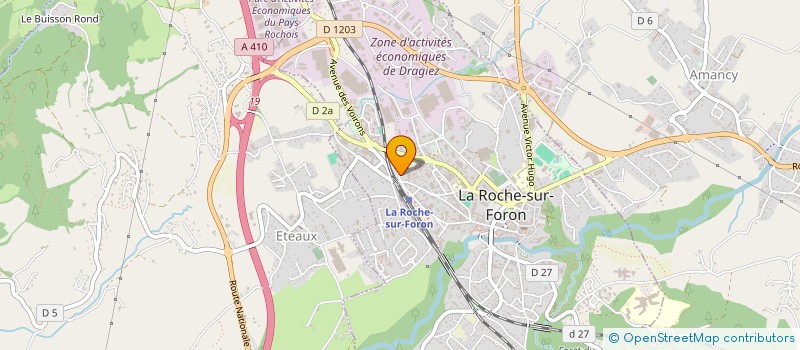 localisation de l'entreprise ABCAP FAUCIGNY à LA ROCHE-SUR-FORON