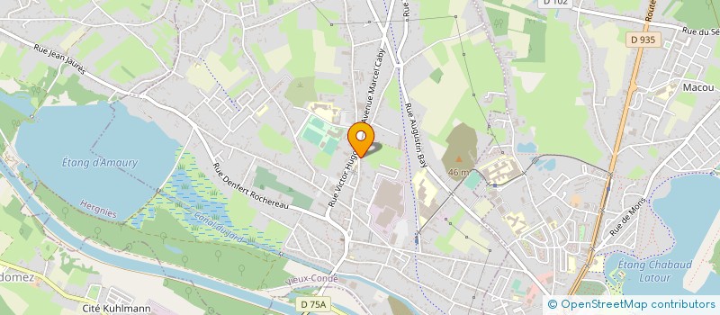 localisation de l'entreprise ABCAR  VIEUX-CONDE