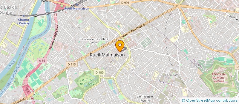 localisation de l'entreprise ABCB à RUEIL-MALMAISON