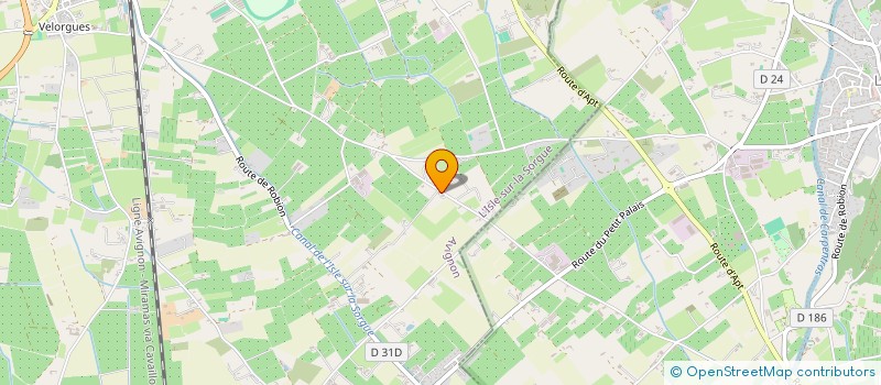 localisation de l'entreprise ABCB  L'ISLE-SUR-LA-SORGUE