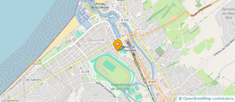 localisation de l'entreprise ABCBOURSE à DEAUVILLE