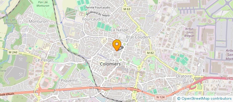 localisation de l'entreprise ABCC DENT à COLOMIERS