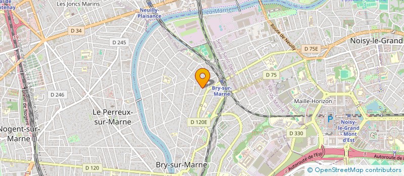 localisation de l'entreprise ABCCF à BRY SUR MARNE