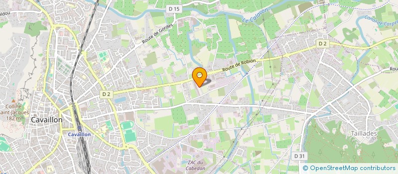 localisation de l'entreprise ABCCM  CAVAILLON