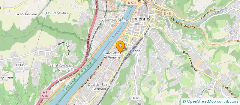 localisation de l'entreprise ABCD  CONDRIEU