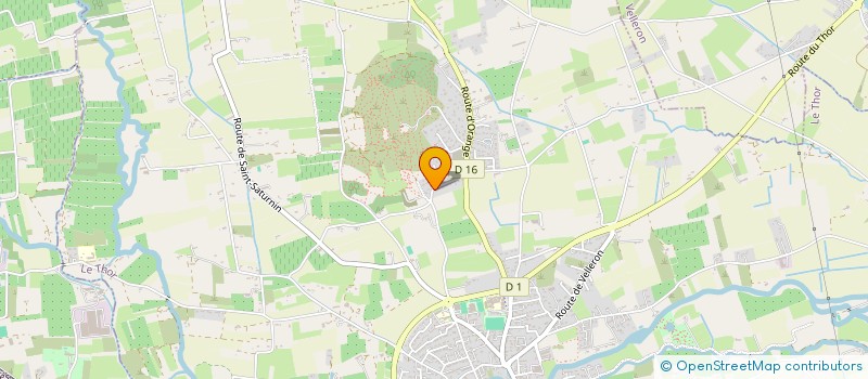 localisation de l'entreprise ABCD  LE THOR