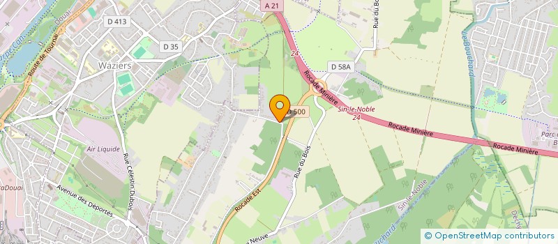 localisation de l'entreprise ABCD  SIN-LE-NOBLE