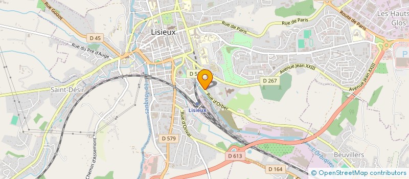 localisation de l'entreprise ABCD  GLOS