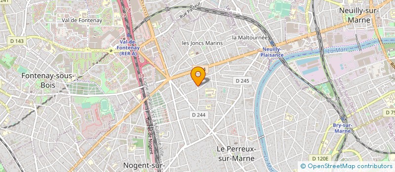 localisation de l'entreprise ABCD  LE PERREUX-SUR-MARNE