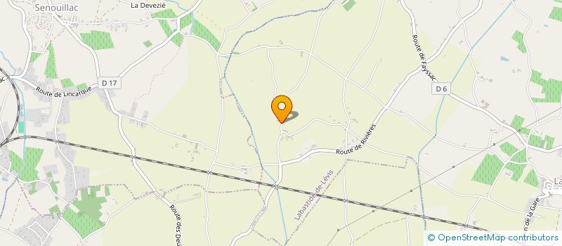 localisation de l'entreprise ABCD  LABASTIDE-DE-LEVIS