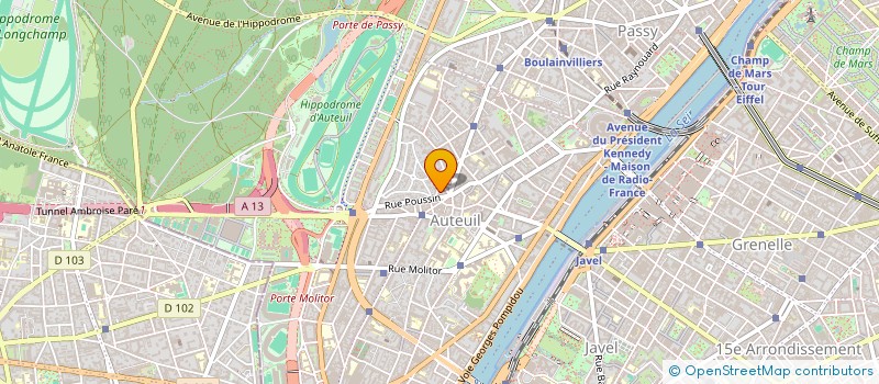 localisation de l'entreprise ABCD  PARIS